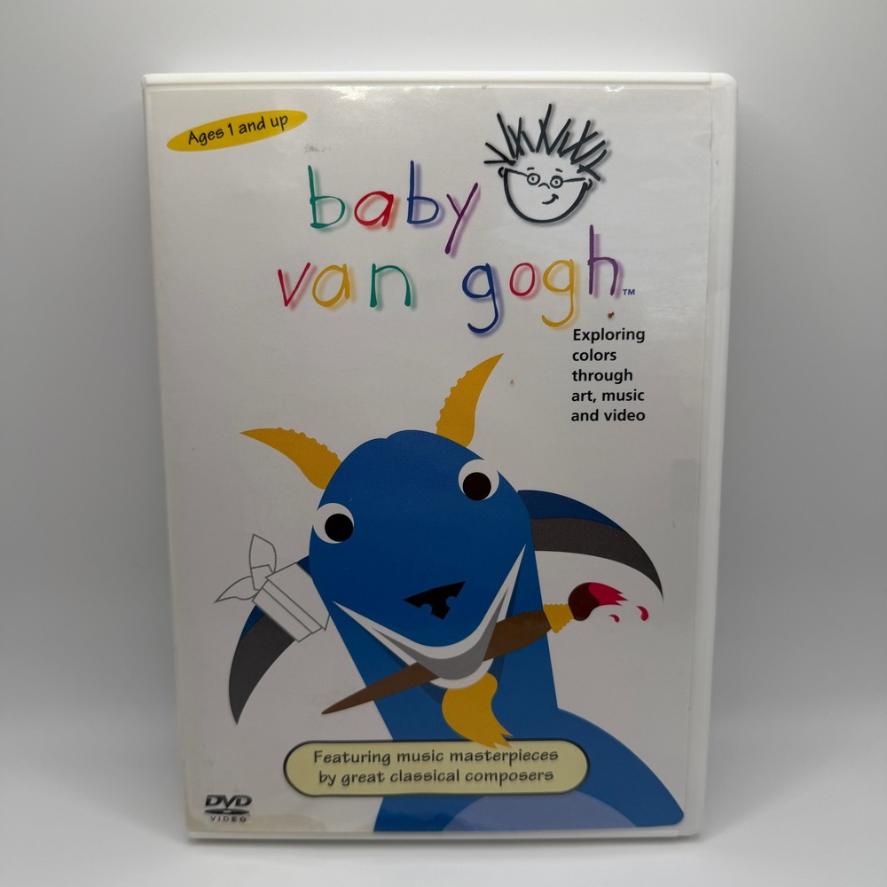 Baby Einstein Baby Van Gogh World of Colors DVD 2002 Vincent Van Goat Classical